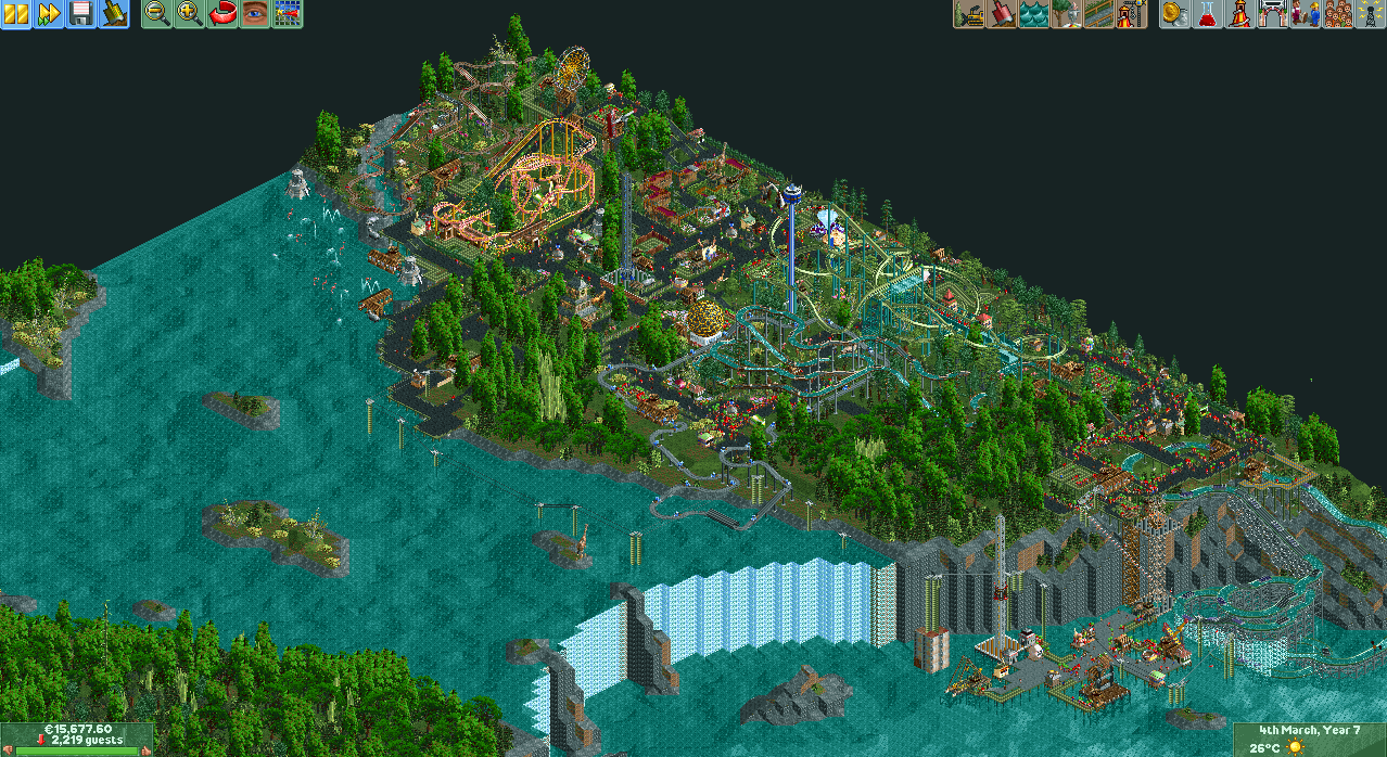 ahhh, nice theme park vacation...